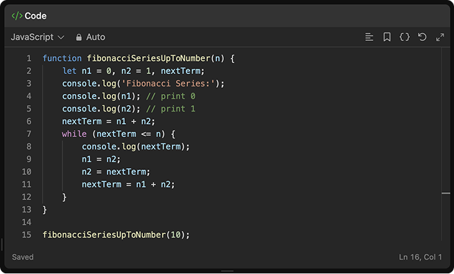 Browser-based IDE coding interface